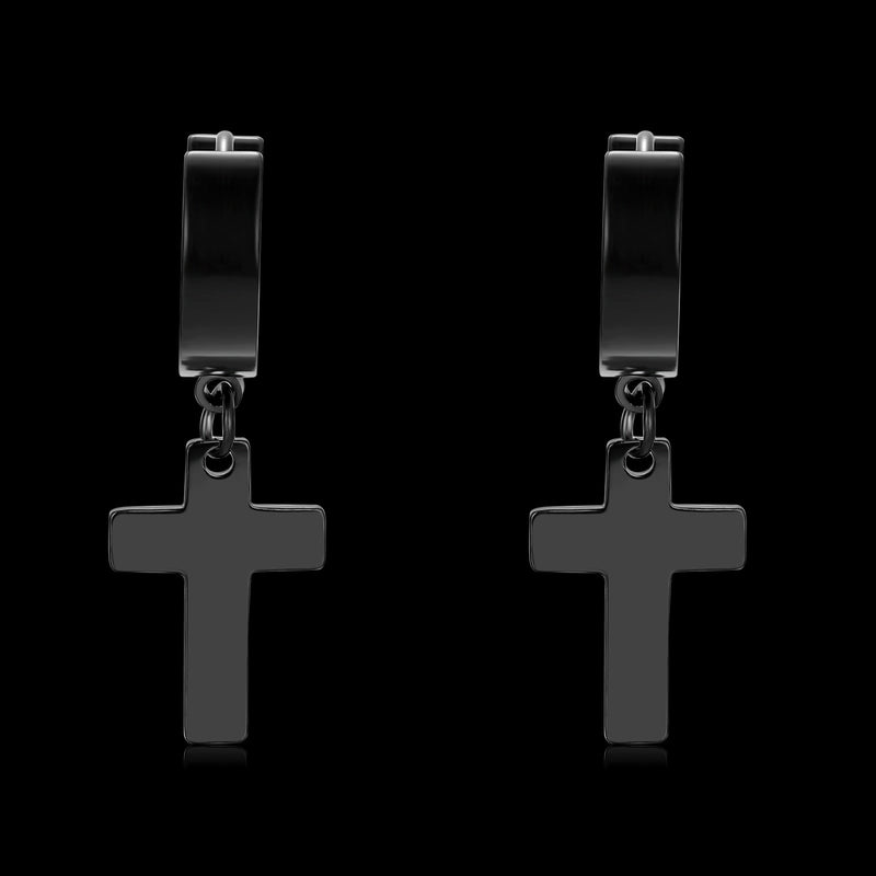 CROSS HANGER. - BLACK