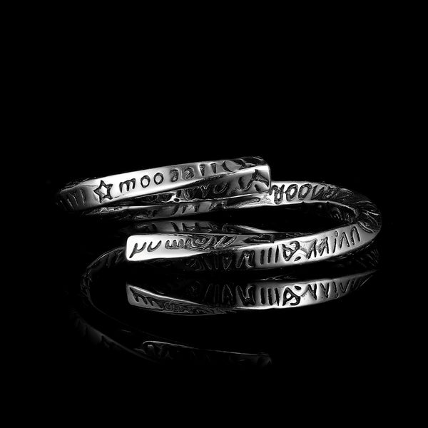 COSMIC SPIRAL. - 925 STERLING SILVER