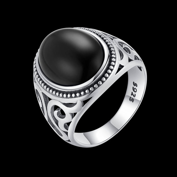 BLACK EYES. - 925 STERLING SILVER