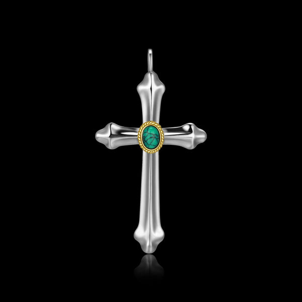 GEMCROSS. - 925 STERLING SILVER