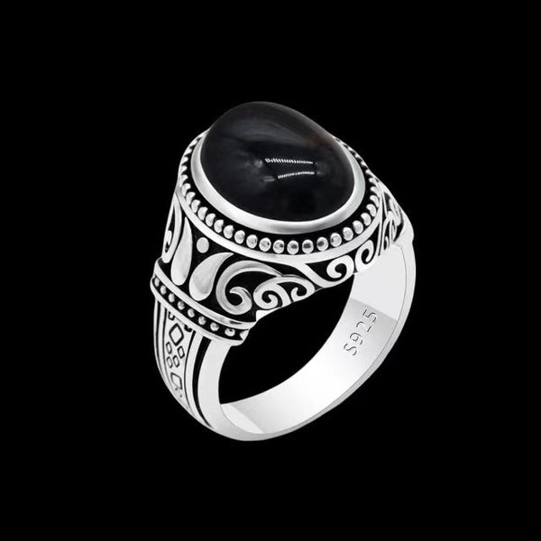 BLACK EYES. - 925 STERLING SILVER