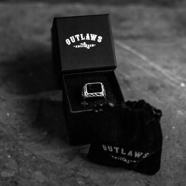 GREEN GEM. - 925 STERLING SILVER